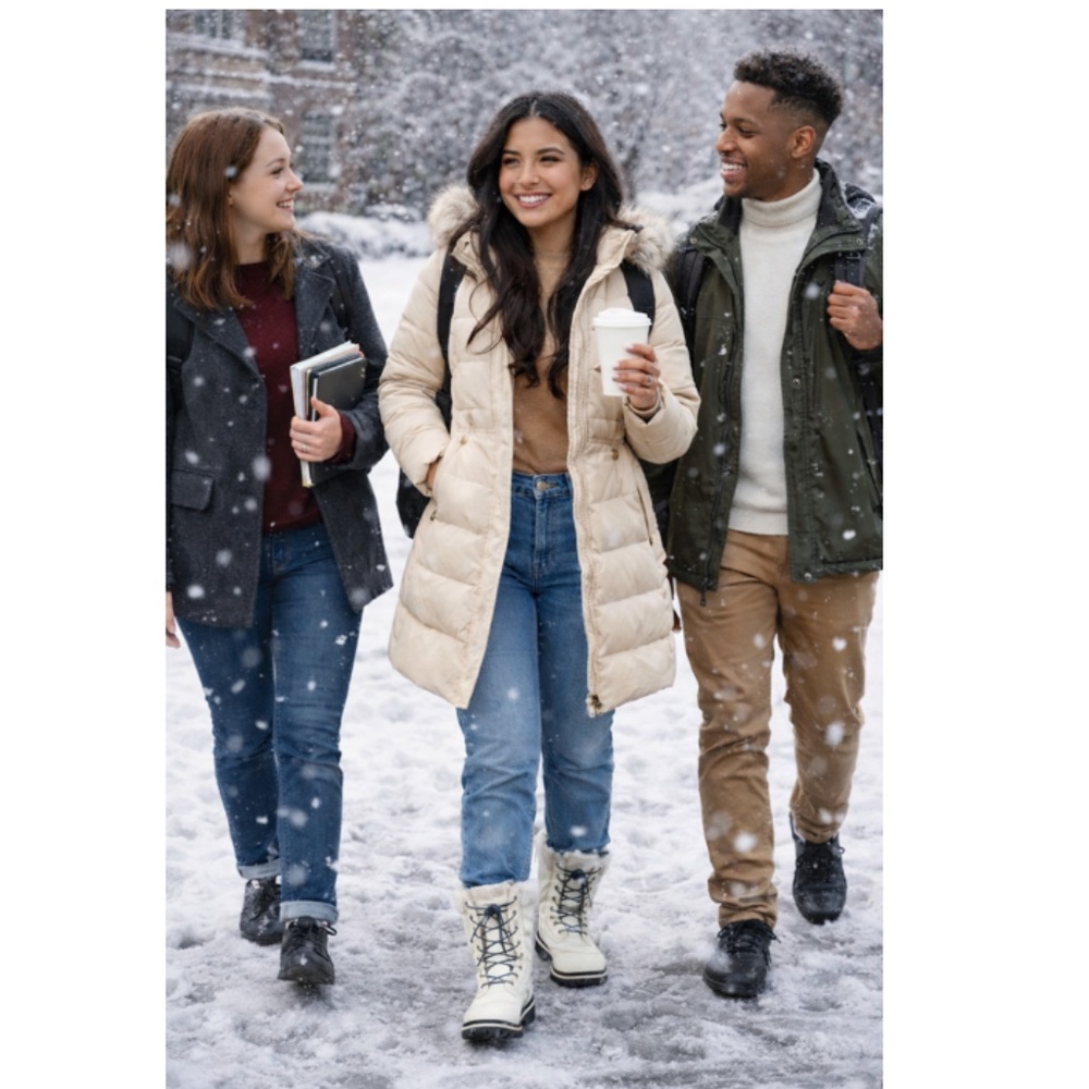 Coach Women's Winter White Sage Lace Up Cold Weather Winter Boots (Boots Only)